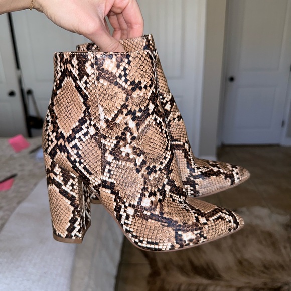 Snakeskin Booties - Picture 3 of 5